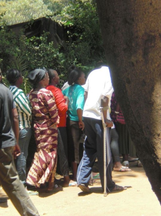People with disabilities queue to vote - Nairobi
